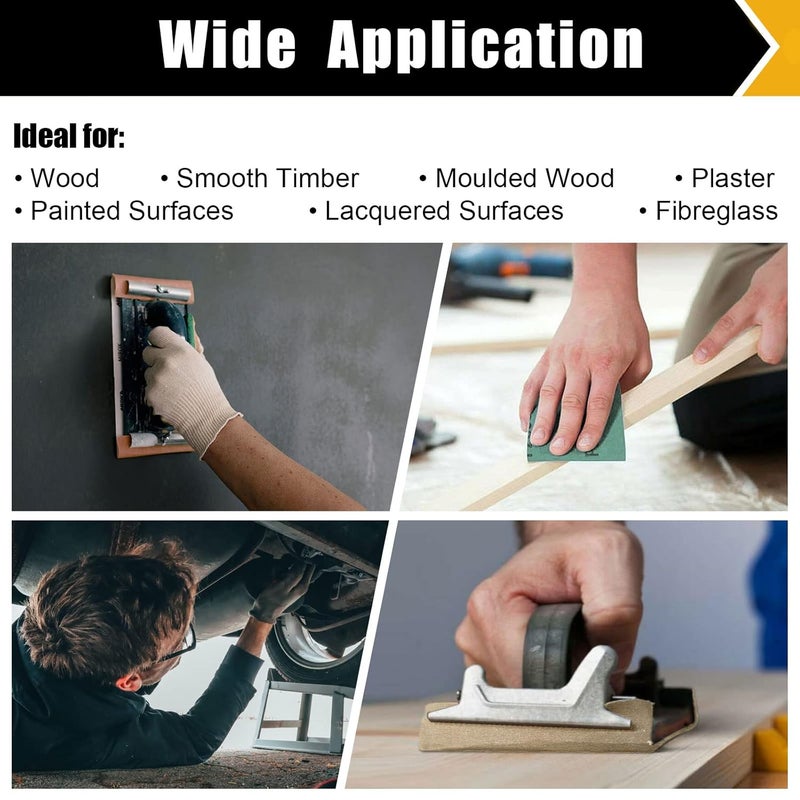 BOSHCRAFT 400 Grit Sandpaper, Sandpaper Assortment Sandpaper for Wood Metal Furniture Hand Sander Sand Paper Set Sandpaper Sheets Cut for Use 9" x 11"/12 Sheets - Image 5